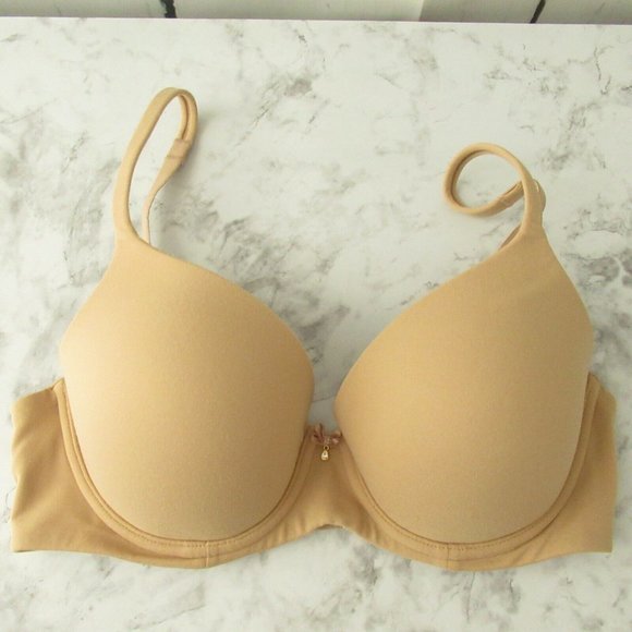 Soma Bra 32D Beige Padded Embraceable Perfect Coverage Underwire - Picture 1 of 4
